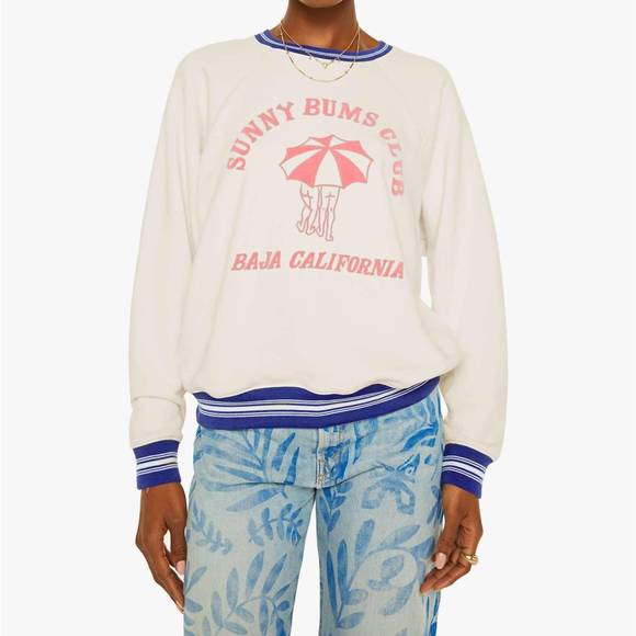 NEW MOTHER biggie concert sweatshirt in sunny bums - Picture 1 of 3